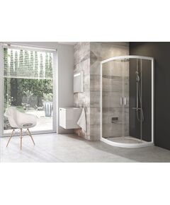 Купить Душевой уголок Ravak Blix BLCP4-80 белый + грапе 3B240100ZG (3b240100zg) по цене 97570 руб., в Санкт-Петебруге в интернет магазине 100-Систем, а также дургие товары RAVAK из раздела Душевые ограждения и Душевые кабины и ограждения