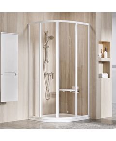 Купить Душевой уголок Ravak Supernova SKCP4-80 SKCP4-80 белый+транспарент (31140100z1) по цене 46560 руб., в Санкт-Петебруге в интернет магазине 100-Систем, а также дургие товары RAVAK из раздела Душевые ограждения и Душевые кабины и ограждения