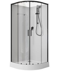 Купить Душевая кабина Aquanet Passion EVO R black 90x90 набор 1 (00267256) по цене 54380 руб., в Санкт-Петебруге в интернет магазине 100-Систем, а также дургие товары AQUANET из раздела Душевые кабины и Душевые кабины и ограждения