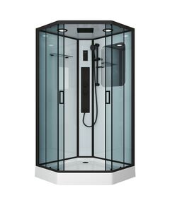 Купить Душевая кабина Niagara Premium NG-6902-01GD BLACK (ng-6902-01gd black) по цене 78600 руб., в Санкт-Петебруге в интернет магазине 100-Систем, а также дургие товары  из раздела Душевые кабины и Душевые кабины и ограждения