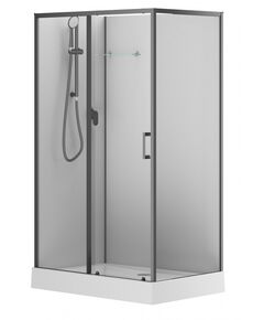 Купить Душевая кабина Aquanet Passion EVO 120L Black 120x80 (00282012) по цене 64510 руб., в Санкт-Петебруге в интернет магазине 100-Систем, а также дургие товары AQUANET из раздела Душевые кабины и Душевые кабины и ограждения