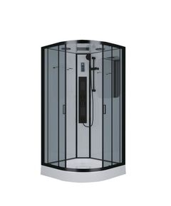 Купить Душевая кабина Niagara Premium NG-6901-01G BLACK (ng-6901-01g black) по цене 73600 руб., в Санкт-Петебруге в интернет магазине 100-Систем, а также дургие товары  из раздела Душевые кабины и Душевые кабины и ограждения