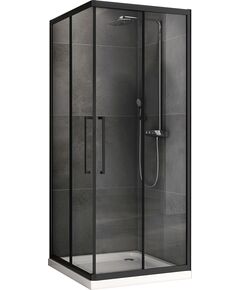 Купить Душевой уголок ABBER Schwarzer Diamant AG02080BH (ag02080bh) по цене 31450 руб., в Санкт-Петебруге в интернет магазине 100-Систем, а также дургие товары ABBER из раздела Душевые ограждения и Душевые кабины и ограждения