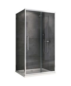 Купить Душевой уголок ABBER Schwarzer Diamant AG30100H-S50 (ag30100h-s50) по цене 34340 руб., в Санкт-Петебруге в интернет магазине 100-Систем, а также дургие товары ABBER из раздела Душевые ограждения и Душевые кабины и ограждения