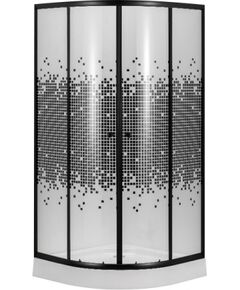 Купить Душевой уголок Niagara NG-003-14 BLACK (ng-003-14 black) по цене 15200 руб., в Санкт-Петебруге в интернет магазине 100-Систем, а также дургие товары  из раздела Душевые ограждения и Душевые кабины и ограждения