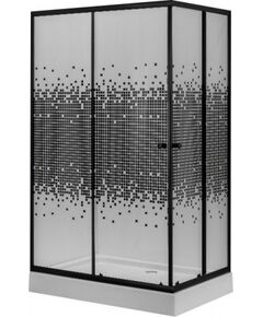 Купить Душевой уголок Niagara NG-012-14Q BLACK (ng-012-14q black) по цене 18900 руб., в Санкт-Петебруге в интернет магазине 100-Систем, а также дургие товары  из раздела Душевые ограждения и Душевые кабины и ограждения