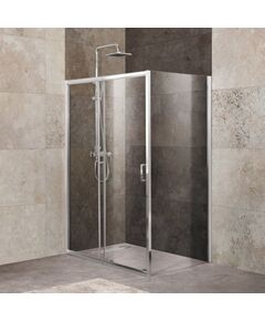 Купить Душевой уголок BelBagno UNIQUE-AH-1-120/135-100-C-Cr стекло прозрачное (unique-ah-1-120/135-100-c-cr) по цене 42600 руб., в Санкт-Петебруге в интернет магазине 100-Систем, а также дургие товары BelBagno из раздела Душевые ограждения и Душевые кабины и ограждения