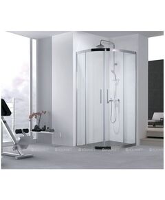 Купить Душевой уголок Aquanet Delta NPE2142 100x100, R550, прозрачное стекло (npe2142) по цене 65770 руб., в Санкт-Петебруге в интернет магазине 100-Систем, а также дургие товары AQUANET из раздела Душевые ограждения и Душевые кабины и ограждения