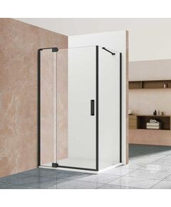 Купить Душевой уголок Extra VSR-1E809080CLB, 800/900*800, черный, стекло прозрачное, , шт (vsr-1e809080clb) по цене 32651.5 руб., в Санкт-Петебруге в интернет магазине 100-Систем, а также дургие товары Vincea из раздела Душевые ограждения и Душевые кабины и ограждения