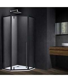 Купить Душевой уголок Penta VSP-3P100CLB, 1000*1000, черный, стекло прозрачное, , шт (vsp-3p100clb) по цене 39653 руб., в Санкт-Петебруге в интернет магазине 100-Систем, а также дургие товары Vincea из раздела Душевые ограждения и Душевые кабины и ограждения