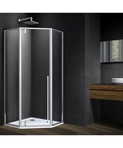 Купить Душевой уголок Penta VSP-3P100CL, 1000*1000, хром, стекло прозрачное, , шт (vsp-3p100cl) по цене 39358.5 руб., в Санкт-Петебруге в интернет магазине 100-Систем, а также дургие товары Vincea из раздела Душевые ограждения и Душевые кабины и ограждения