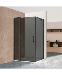 Купить Душевой уголок Extra VSR-1E101190CGB, 1000/1100*900, черный, стекло тонированное, , шт (vsr-1e101190cgb) по цене 57712.5 руб., в Санкт-Петебруге в интернет магазине 100-Систем, а также дургие товары Vincea из раздела Душевые ограждения и Душевые кабины и ограждения