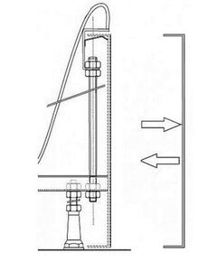 Купить Крепление панели Ravak 10° (b28100000n) по цене 5170 руб., в Санкт-Петебруге в интернет магазине 100-Систем, а также дургие товары RAVAK из раздела Комплектующие для душевых кабин и ограждений и Душевые кабины и ограждения