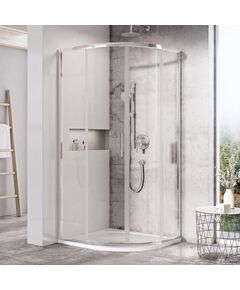 Купить Душевой уголок Ravak Blix Slim BLSCP4 X3BM40C00Z1 80х80 см, transparent, хром (x3bm40c00z1) по цене 64790 руб., в Санкт-Петебруге в интернет магазине 100-Систем, а также дургие товары RAVAK из раздела Душевые ограждения и Душевые кабины и ограждения