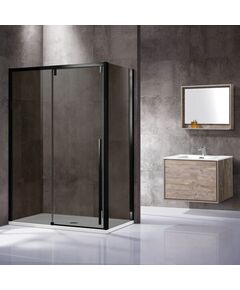 Купить Душевой уголок Lugano VSR-1L9012CGB-1, 1200*900, черный, стекло тонированное, , шт (vsr-1l9012cgb-1) по цене 74570.25 руб., в Санкт-Петебруге в интернет магазине 100-Систем, а также дургие товары Vincea из раздела Душевые ограждения и Душевые кабины и ограждения