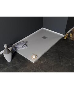Купить Душевой поддон Aquanet Pleasure 160х90 серый (258881) по цене 39370 руб., в Санкт-Петебруге в интернет магазине 100-Систем, а также дургие товары AQUANET из раздела Прямоугольные и Душевые поддоны