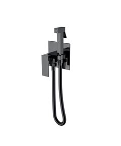 Купить Смеситель гигиенический Qubic Shinny Gun Metal (477-sgm) по цене 19061 руб., в Санкт-Петебруге в интернет магазине 100-Систем, а также дургие товары BOHEME из раздела Гигиенический душ со смесителем и Гигиенический душ