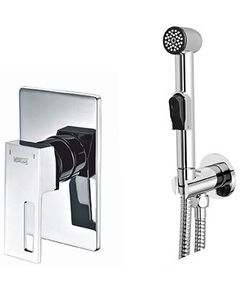 Купить Гигиенический комплект WasserKRAFT Alme A01557  со шлангом 120см (a01557) по цене 17836 руб., в Санкт-Петебруге в интернет магазине 100-Систем, а также дургие товары WasserKRAFT из раздела Гигиенический душ со смесителем и Гигиенический душ