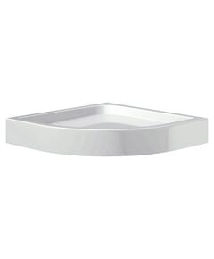Купить W90T-401-090W Gem, душевой поддон ¼ круга, 90х90 с сифоном, белый (w90t-401-090w) по цене 17290 руб., в Санкт-Петебруге в интернет магазине 100-Систем, а также дургие товары AM.PM из раздела Сегмент (четверть круга) и Душевые поддоны
