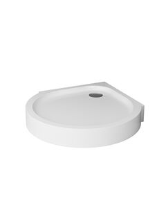 Купить W83T-333-095W Like Round 95 Поддон для душ. Ограждения  95x95, белый акрил (w83t-333-095w) по цене 9990 руб., в Санкт-Петебруге в интернет магазине 100-Систем, а также дургие товары AM.PM из раздела Сегмент (четверть круга) и Душевые поддоны