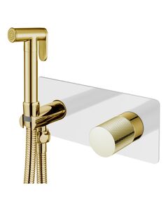 Купить Смеситель гигиенический STICK WHITE TOUCH GOLD (127-wg.2) по цене 32720 руб., в Санкт-Петебруге в интернет магазине 100-Систем, а также дургие товары BOHEME из раздела Гигиенический душ со смесителем и Гигиенический душ