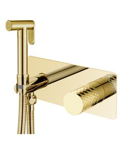 Купить Смеситель гигиенический STICK GOLD DIAMOND GOLD (127-gg) по цене 33325 руб., в Санкт-Петебруге в интернет магазине 100-Систем, а также дургие товары BOHEME из раздела Гигиенический душ со смесителем и Гигиенический душ