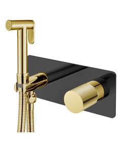 Купить Смеситель гигиенический STICK BLACK TOUCH GOLD (127-bg.2) по цене 32720 руб., в Санкт-Петебруге в интернет магазине 100-Систем, а также дургие товары BOHEME из раздела Гигиенический душ со смесителем и Гигиенический душ