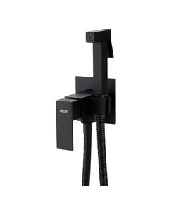 Купить Смеситель ABBER Daheim AF8226B с гигиеническим душем, черный матовый (af8226b) по цене 16100 руб., в Санкт-Петебруге в интернет магазине 100-Систем, а также дургие товары ABBER из раздела Гигиенический душ со смесителем и Гигиенический душ