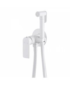 Купить Смеситель ABBER Weiss Insel AF8025W с гигиеническим душем, белый (af8025w) по цене 15400 руб., в Санкт-Петебруге в интернет магазине 100-Систем, а также дургие товары ABBER из раздела Гигиенический душ со смесителем и Гигиенический душ
