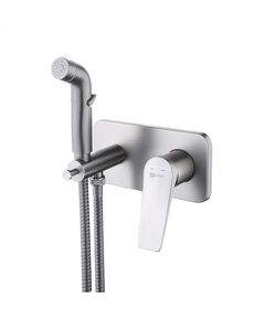Купить Смеситель Lemark Bronx LM3720GM с гигиеническим душем, встраиваемый (lm3720gm) по цене 23900 руб., в Санкт-Петебруге в интернет магазине 100-Систем, а также дургие товары LEMARK из раздела Гигиенический душ со смесителем и Гигиенический душ