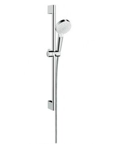 Купить Душевой гарнитур Hansgrohe Crometta 26536400 Хром Белый (26536400) по цене 9840.66 руб., в Санкт-Петебруге в интернет магазине 100-Систем, а также дургие товары HANSGROHE из раздела Душевые гарнитуры и Душевые стойки, системы, панели, гарнитуры