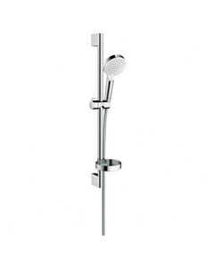 Купить Душевой гарнитур Hansgrohe Crometta 26553400 Хром Белый (26553400) по цене 10920.83 руб., в Санкт-Петебруге в интернет магазине 100-Систем, а также дургие товары HANSGROHE из раздела Душевые гарнитуры и Душевые стойки, системы, панели, гарнитуры