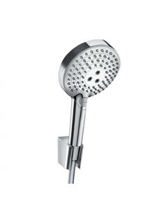 Купить Душевой набор Hansgrohe Raindance Select S 27668000 хром (27668000) по цене 23997.27 руб., в Санкт-Петебруге в интернет магазине 100-Систем, а также дургие товары HANSGROHE из раздела Душевые гарнитуры и Душевые стойки, системы, панели, гарнитуры