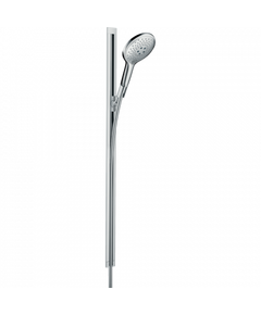 Купить Душевой гарнитур Hansgrohe Raindance Select S 26626000 Хром (26626000) по цене 66131.75 руб., в Санкт-Петебруге в интернет магазине 100-Систем, а также дургие товары HANSGROHE из раздела Душевые гарнитуры и Душевые стойки, системы, панели, гарнитуры