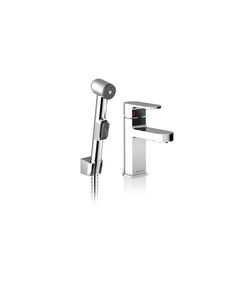 Купить Смеситель Ravak Chrome для умывальника с гигиеническим душем CR 112.00 (x070092) по цене 25190 руб., в Санкт-Петебруге в интернет магазине 100-Систем, а также дургие товары RAVAK из раздела Гигиенический душ со смесителем и Гигиенический душ