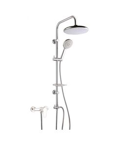 Купить Душевой гарнитур Paini RS White (50cr191b0rs1p3) по цене 11550 руб., в Санкт-Петебруге в интернет магазине 100-Систем, а также дургие товары Paini из раздела Душевые гарнитуры и Душевые стойки, системы, панели, гарнитуры
