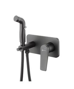 Купить Смеситель Lemark Bronx LM3720BL с гигиеническим душем, встраиваемый (lm3720bl) по цене 19500 руб., в Санкт-Петебруге в интернет магазине 100-Систем, а также дургие товары LEMARK из раздела Гигиенический душ со смесителем и Гигиенический душ
