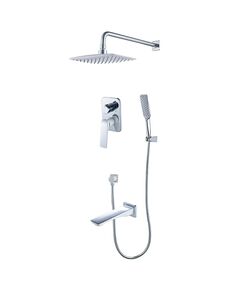 Купить Смеситель Lemark Allegro LM5922CW для ванны и душа, встраиваемый (lm5922cw) по цене 20160 руб., в Санкт-Петебруге в интернет магазине 100-Систем, а также дургие товары LEMARK из раздела Душевые комплекты встраиваемого монтажа и Душевые комплекты встраиваемого монтажа