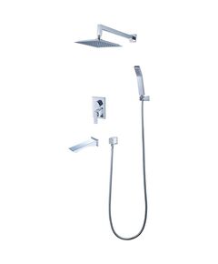 Купить Смеситель Lemark Contest LM5822CW для ванны и душа, встраиваемый (lm5822cw) по цене 36400 руб., в Санкт-Петебруге в интернет магазине 100-Систем, а также дургие товары LEMARK из раздела Душевые комплекты встраиваемого монтажа и Душевые комплекты встраиваемого монтажа