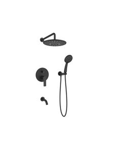Купить Душевая система скрытого монтажа, арт. Set_7in1, ESKO Black (7in1 sb) по цене 26990 руб., в Санкт-Петебруге в интернет магазине 100-Систем, а также дургие товары ESKO из раздела Душевые комплекты встраиваемого монтажа и Душевые комплекты встраиваемого монтажа
