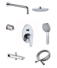 Купить Душевая система скрытого монтажа, арт. Set_7in1, ESKO (set_7in1) по цене 22990 руб., в Санкт-Петебруге в интернет магазине 100-Систем, а также дургие товары ESKO из раздела Душевые комплекты встраиваемого монтажа и Душевые комплекты встраиваемого монтажа