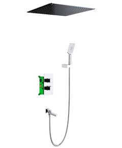 Купить Душевая система Timo Petruma SX-5019/00SM скрытого монтажа с термостатом, хром (sx-5019/00sm) по цене 111542 руб., в Санкт-Петебруге в интернет магазине 100-Систем, а также дургие товары TIMO из раздела Душевые комплекты встраиваемого монтажа и Душевые комплекты встраиваемого монтажа
