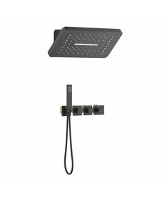 Купить Душевая система Timo Petruma SX-5249/03SM скрытого монтажа, термостат, черная матовая (sx-5249/03sm) по цене 125217 руб., в Санкт-Петебруге в интернет магазине 100-Систем, а также дургие товары TIMO из раздела Душевые комплекты встраиваемого монтажа и Душевые комплекты встраиваемого монтажа