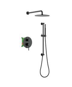 Купить Душевая система Timo Saona SX-2309/03SM скрытого монтажа, черный (sx-2309/03sm) по цене 49026 руб., в Санкт-Петебруге в интернет магазине 100-Систем, а также дургие товары TIMO из раздела Душевые комплекты встраиваемого монтажа и Душевые комплекты встраиваемого монтажа