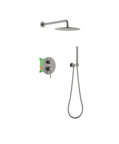 Купить Душевая система Timo Saona SX-2369/18SM скрытого монтажа, черное золото (sx-2369/18sm) по цене 57938 руб., в Санкт-Петебруге в интернет магазине 100-Систем, а также дургие товары TIMO из раздела Душевые комплекты встраиваемого монтажа и Душевые комплекты встраиваемого монтажа