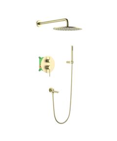 Купить Душевая система Timo Saona SX-2379/17SM скрытого монтажа, золото матовое (sx-2379/17sm) по цене 78525 руб., в Санкт-Петебруге в интернет магазине 100-Систем, а также дургие товары TIMO из раздела Душевые комплекты встраиваемого монтажа и Душевые комплекты встраиваемого монтажа