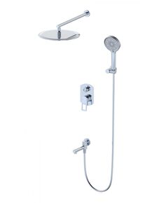 Купить Душевая система встраиваемая WONZON & WOGHAND FRAME, Хром (WW-88939010-CR) (ww-88939010-cr) по цене 51635 руб., в Санкт-Петебруге в интернет магазине 100-Систем, а также дургие товары WONZON & WOGHAND из раздела Душевые комплекты встраиваемого монтажа и Душевые комплекты встраиваемого монтажа