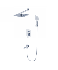 Купить Душевая система встраиваемая WONZON & WOGHAND CUBE 2.0, Хром (WW-88087068-CR) (ww-88087068-cr) по цене 52429 руб., в Санкт-Петебруге в интернет магазине 100-Систем, а также дургие товары WONZON & WOGHAND из раздела Душевые комплекты встраиваемого монтажа и Душевые комплекты встраиваемого монтажа