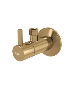 Купить ARV001-G-B Угловой вентиль с фильтром 1/2"×3/8", GOLD-крацованный мат (arv001-g-b) по цене 11292 руб., в Санкт-Петебруге в интернет магазине 100-Систем, а также дургие товары AlcaPlast из раздела Запорные вентили и Комплектующие для встраиваемых систем