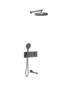 Купить Душевой комплект Inspire VSFW-432TI2GM встраиваемый, вороненая сталь, , шт (vsfw-432ti2gm) по цене 65103.5 руб., в Санкт-Петебруге в интернет магазине 100-Систем, а также дургие товары Vincea из раздела Душевые комплекты встраиваемого монтажа и Душевые комплекты встраиваемого монтажа